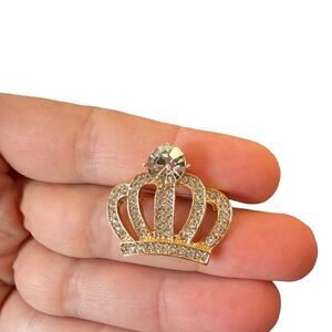 Vintage Jewelry Princess Jewelry Crown Brooch Tiara Pin